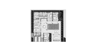 Villa floor plan, 4 bedrooms in Valentine Village No. 11009